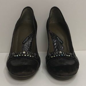 Baldan Made in Italy Brown Velvet High Heel